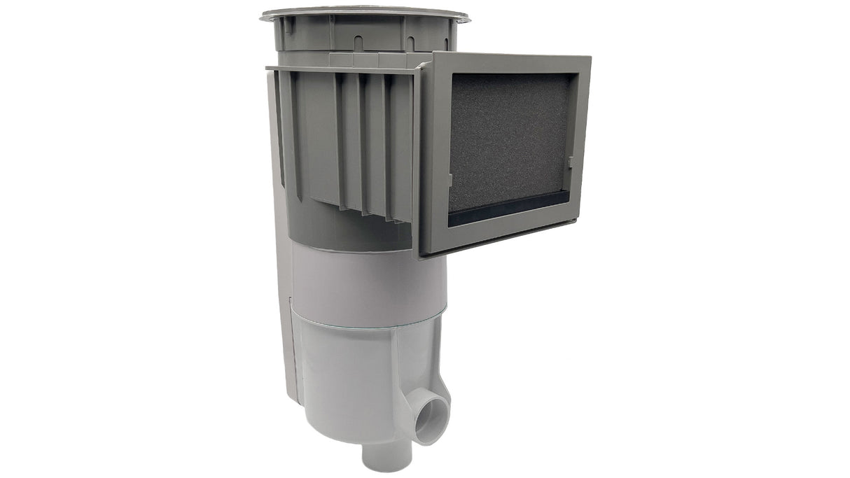 QuikSkim Ultra with Protecta Foam (Gray Body)(Gray Ring Lid) - Pentair In-Floor(A&A) | 507302