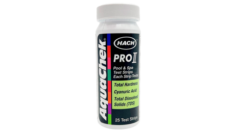 Aquachek Pro II pool and spa test strip bottle, 25 count
