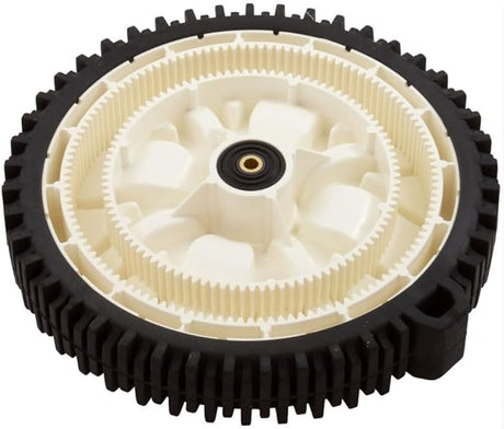 Pentair Warrior pool cleaner drive wheel assembly with black tread and white gear center