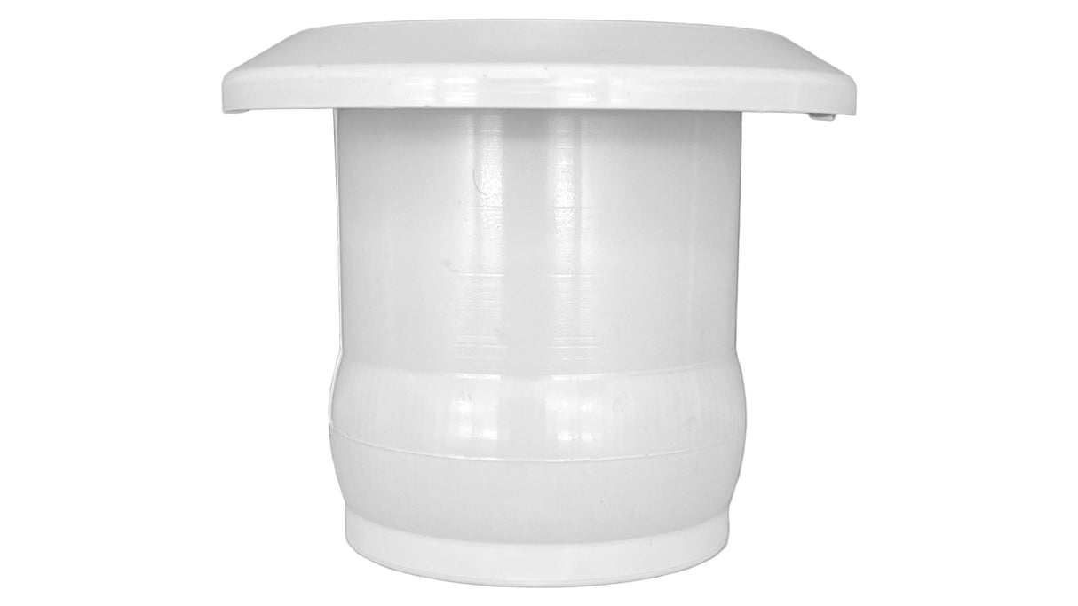 Wall Fitting 2'' SCH40 White Knock-In | Model 516479