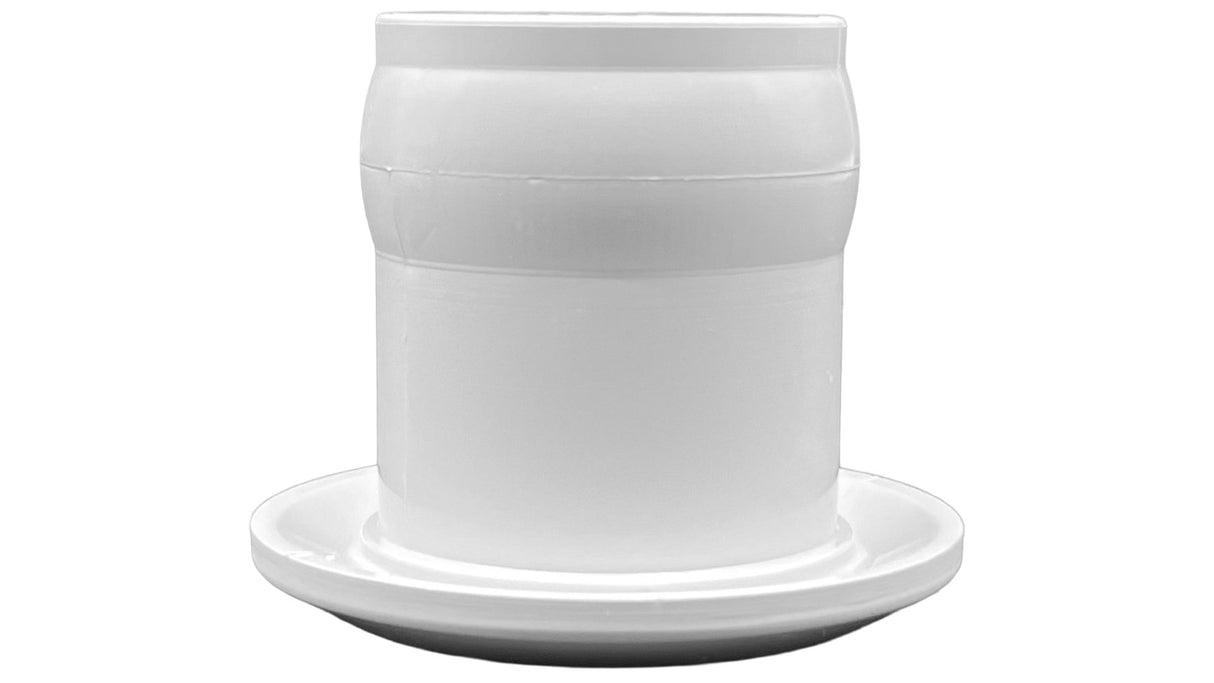 Wall Fitting 2'' SCH40 White Knock-In | Model 516479