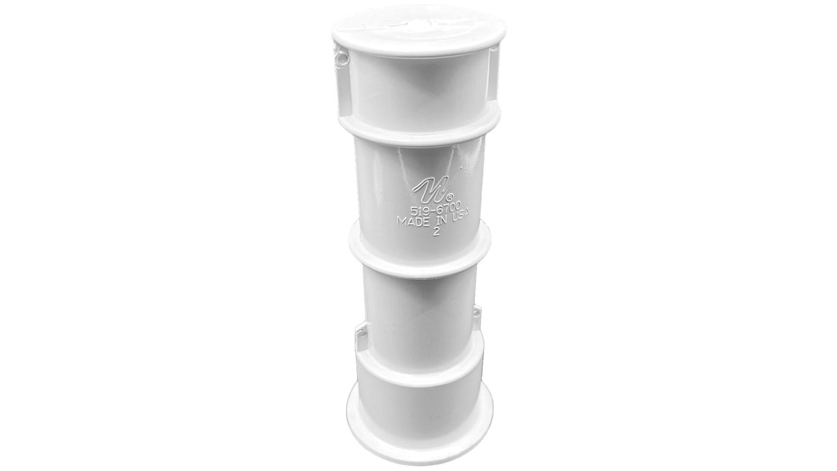 Volleyball Pole Holder Flange - White | 519-6710