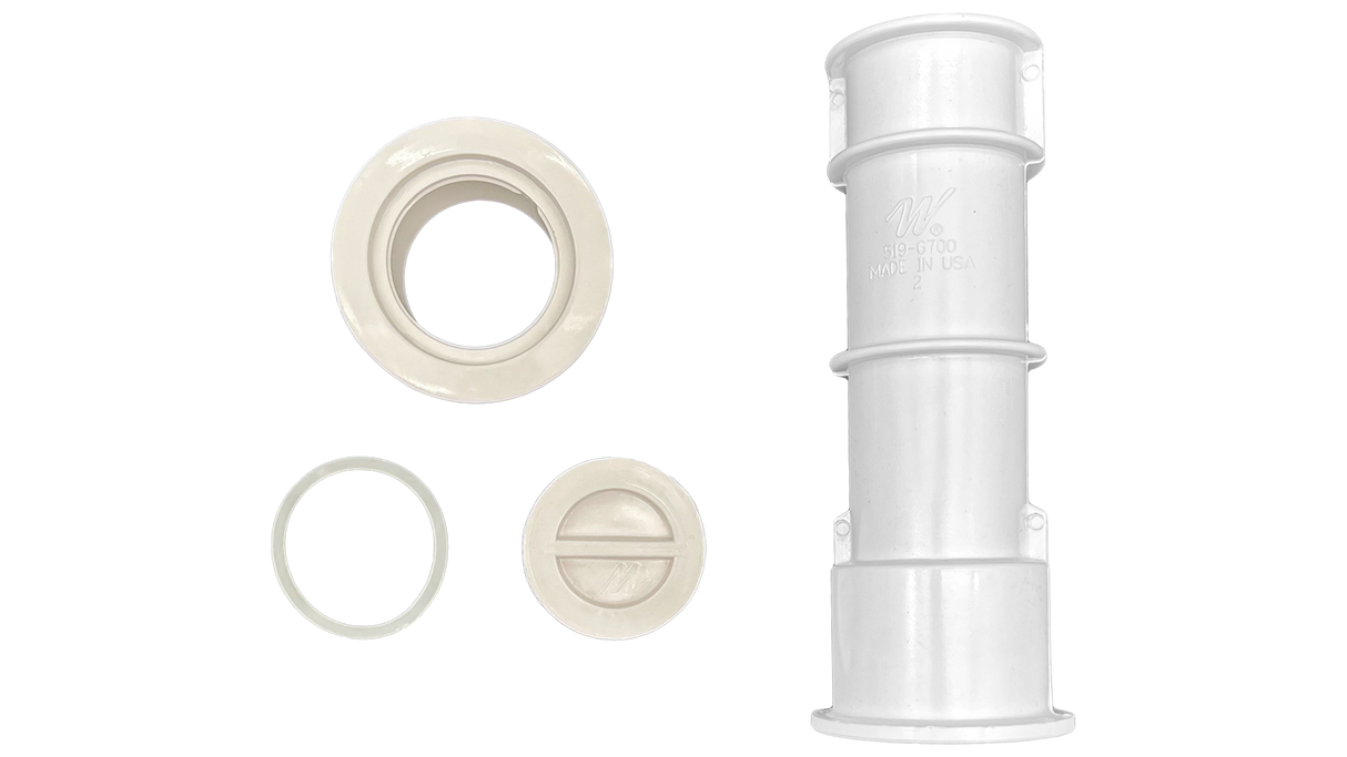 Volleyball Pole Holder Flange - White | 519-6710