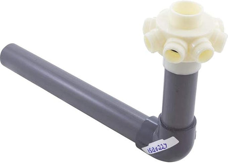 Waterco/Baker Hydro HRV36 collector assembly with gray lateral pipe and white hub