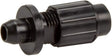 Black Pentair 3/8-inch tube fitting with compression nut connector
