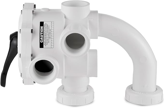 Pentair 261055 Multiport Valve for Triton And Quad D.E. Filters, 2 Inch, 7 1/2 Inch Centerline,White | 261055