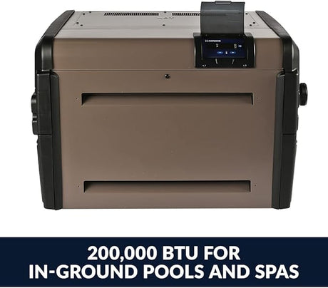 Hayward Universal H-Series natural gas pool heater, 200,000 BTU for in-ground pools and spas
