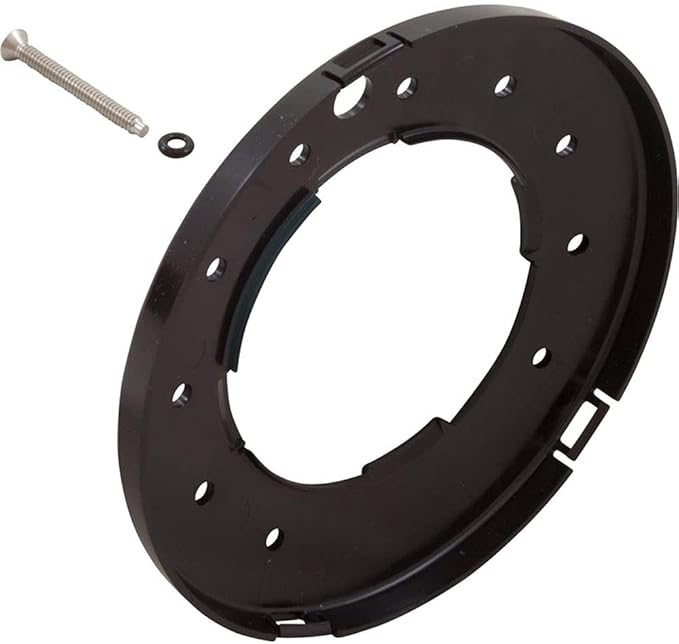 Jandy Spa Light Black Plastic Face Ring, Pool RGBW LED || R0791403