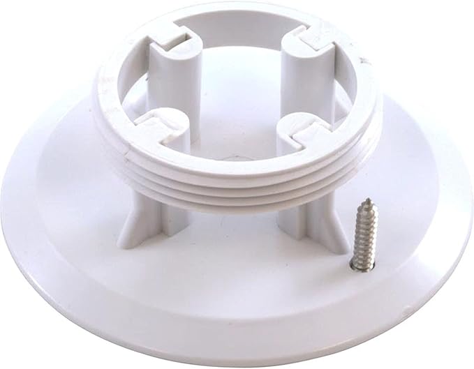 Floor Inlet Fitting Cover with Screw White || 25527-100-100