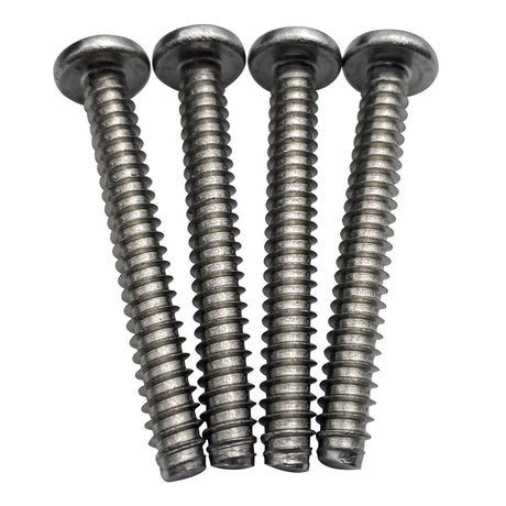 Four metal mounting screws for Pentair IntelliValve actuator installation