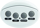 Pentair IntellIcenter Comrtol System Remote IS4 4-Button (White) 100' || 521885