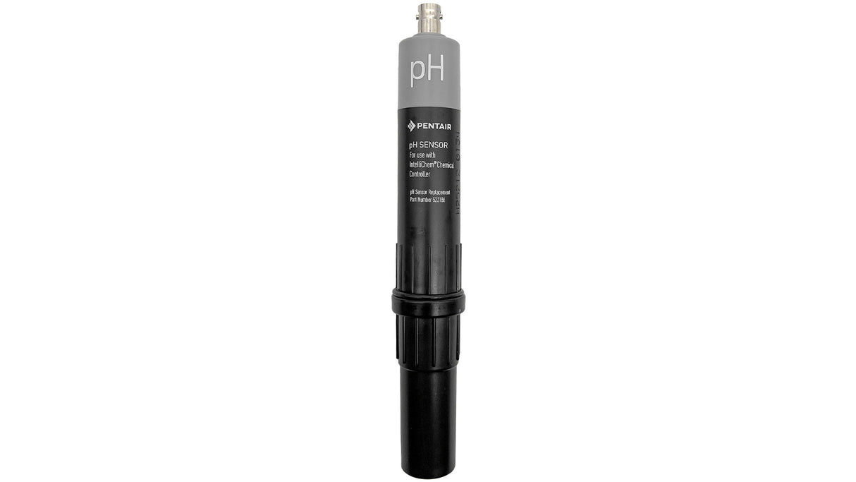 Pentair Durable Easy to Clean Plastic Standard Probe Replacement for IntelliChem Chemical Control Systems Water pH Sensor, Black || 522186