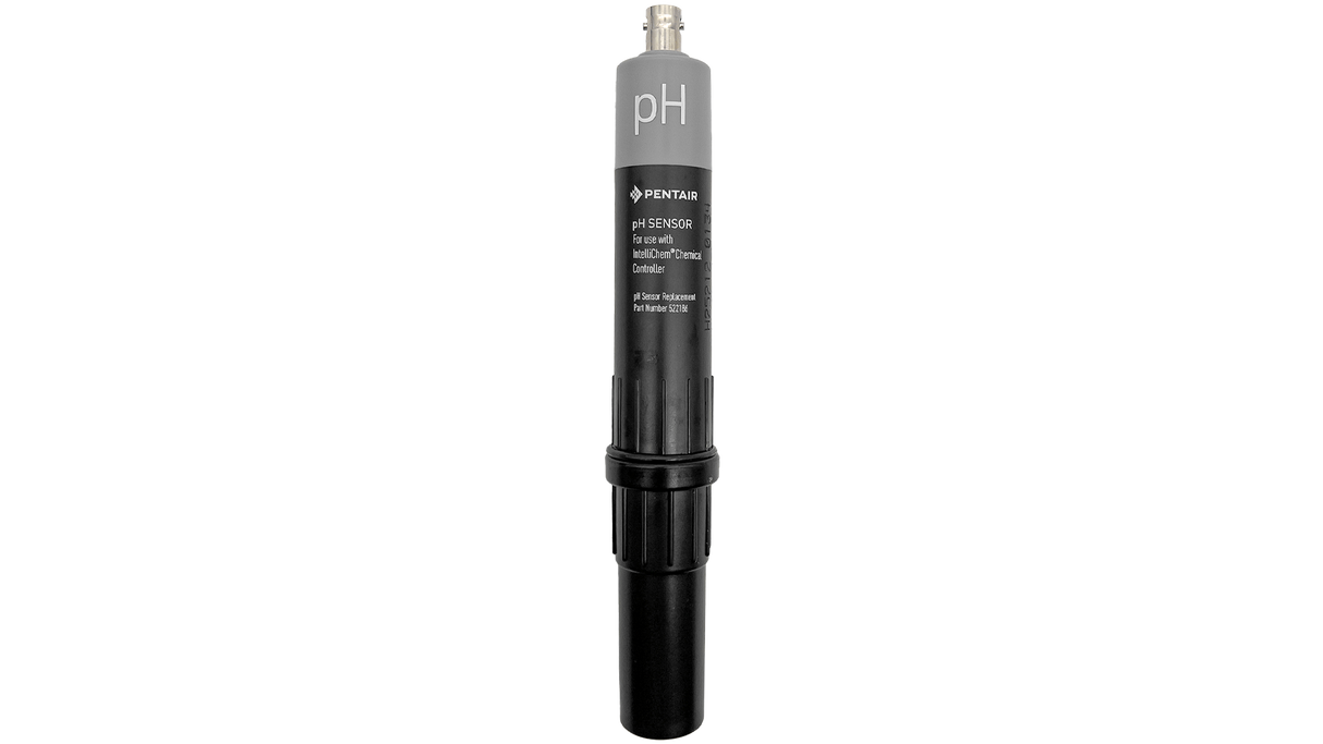 Pentair Durable Easy to Clean Plastic Standard Probe Replacement for IntelliChem Chemical Control Systems Water pH Sensor, Black || 522186