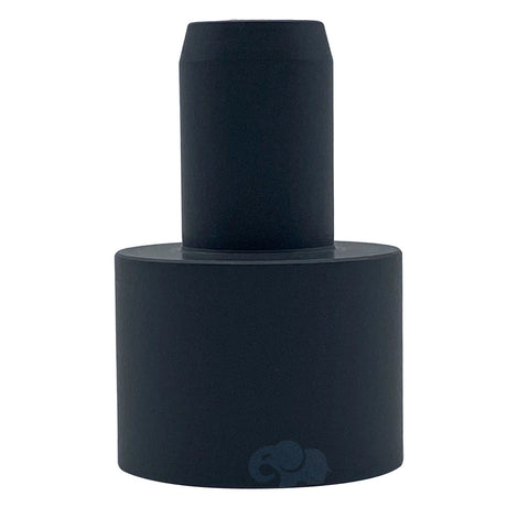 Black Pentair water leveler repair kit component with cylindrical cap and base