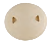 Pentair A&A 542520 tan DekClor/Whispa deck lid with collar, manufacturer catalog image.