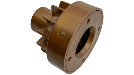 Bronze Trio Deck Jet pool fountain nozzle with circular face and fins