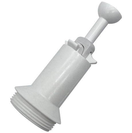 Polaris Vac-Sweep jet body assembly replacement part in white plastic
