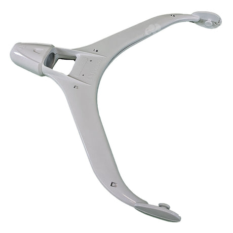 Gray Polaris Vac-Sweep 165/65 and Turbo Turtle jet sweep harness part on white background