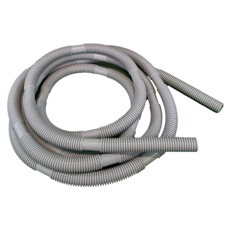 Coiled gray 24-foot replacement vacuum hose for Polaris Vac-Sweep 165/65 and Turbo Turtle cleaner