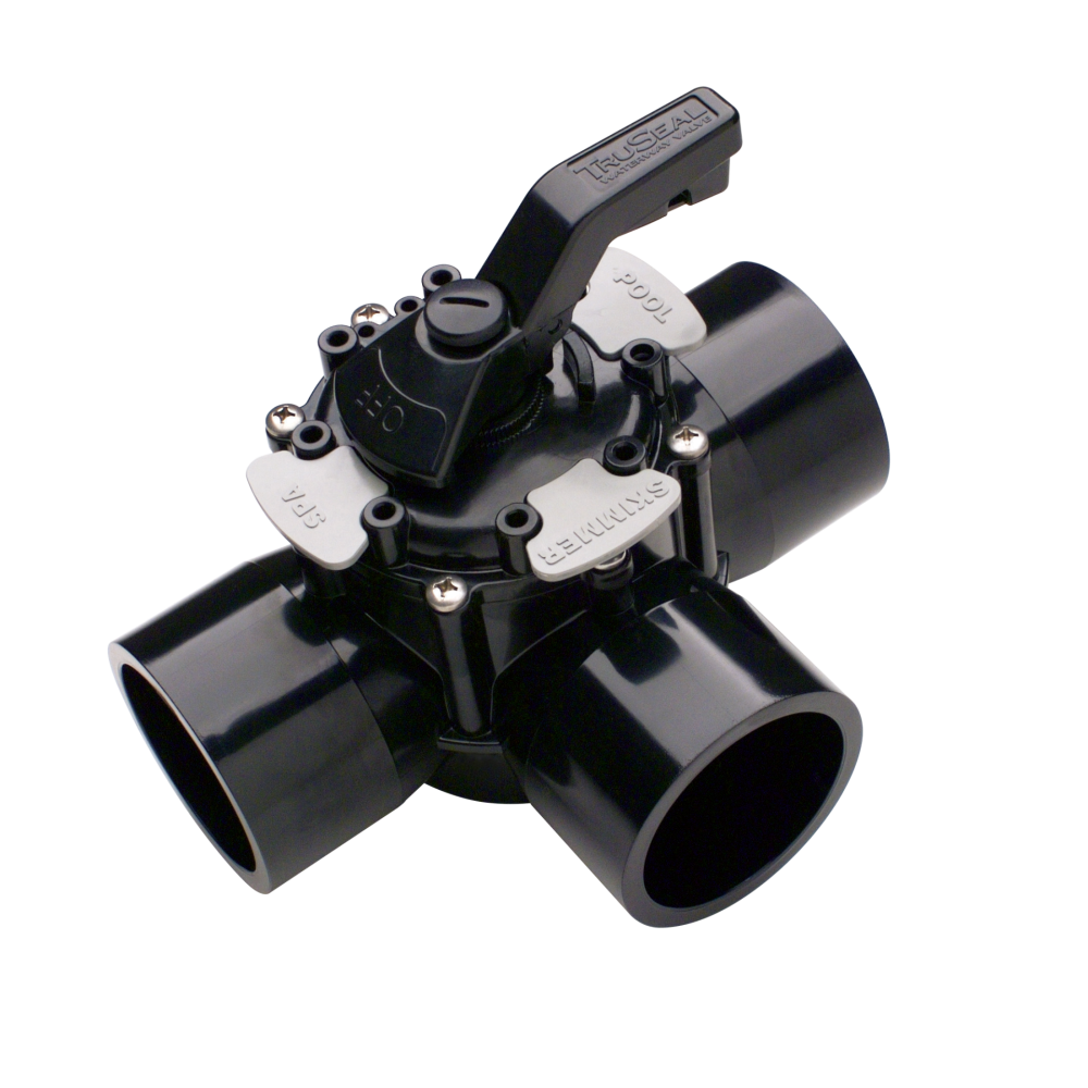 Waterway 3-Way Diverter Valve 2.5" Slip x 3" Spigot | 600-0401