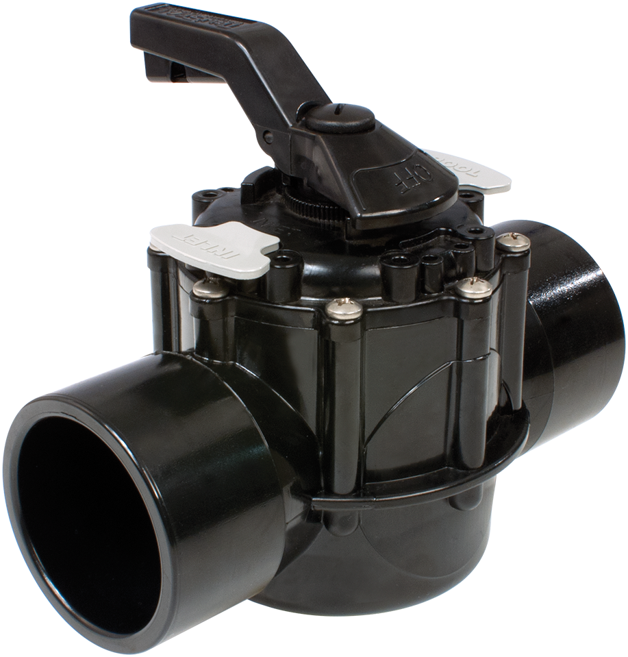 Waterway 2-Way Diverter Valve 2.5" Slip x 3" Spigot | 600-0451