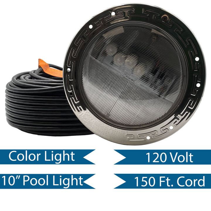 Pentair IntelliBrite 5G Underwater Color LED Pool Light; 120 V; 150 ft Cord | 601003