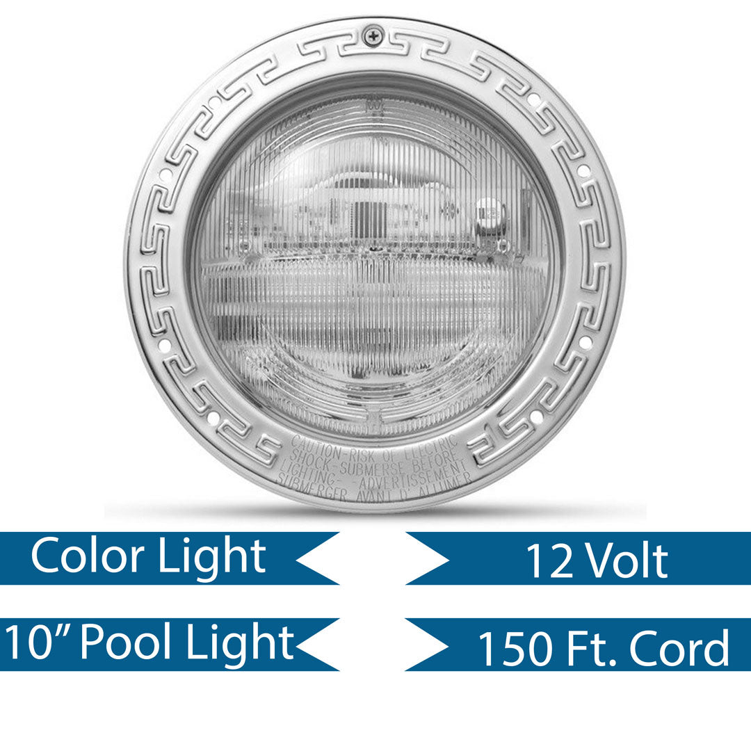 Pentair IntelliBrite 5G Color Underwater LED Pool Light, 12 Volt, 150 Foot Cord | 601013
