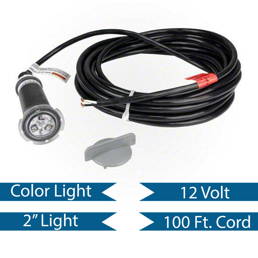 Pentair GloBrite Underwater LED Light; 12 V; 100 ft. Cord