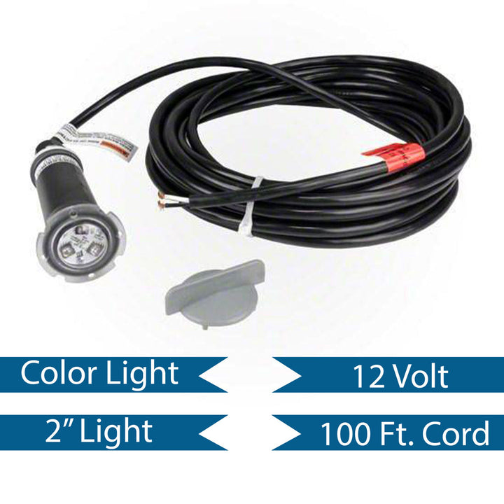 Pentair GloBrite Underwater LED Light; 12 V; 100 ft. Cord