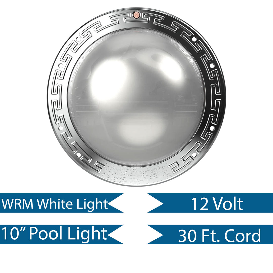 Pentair 30' 12V Warm White Pool IntelliBrite Architectural Series Light | 602147
