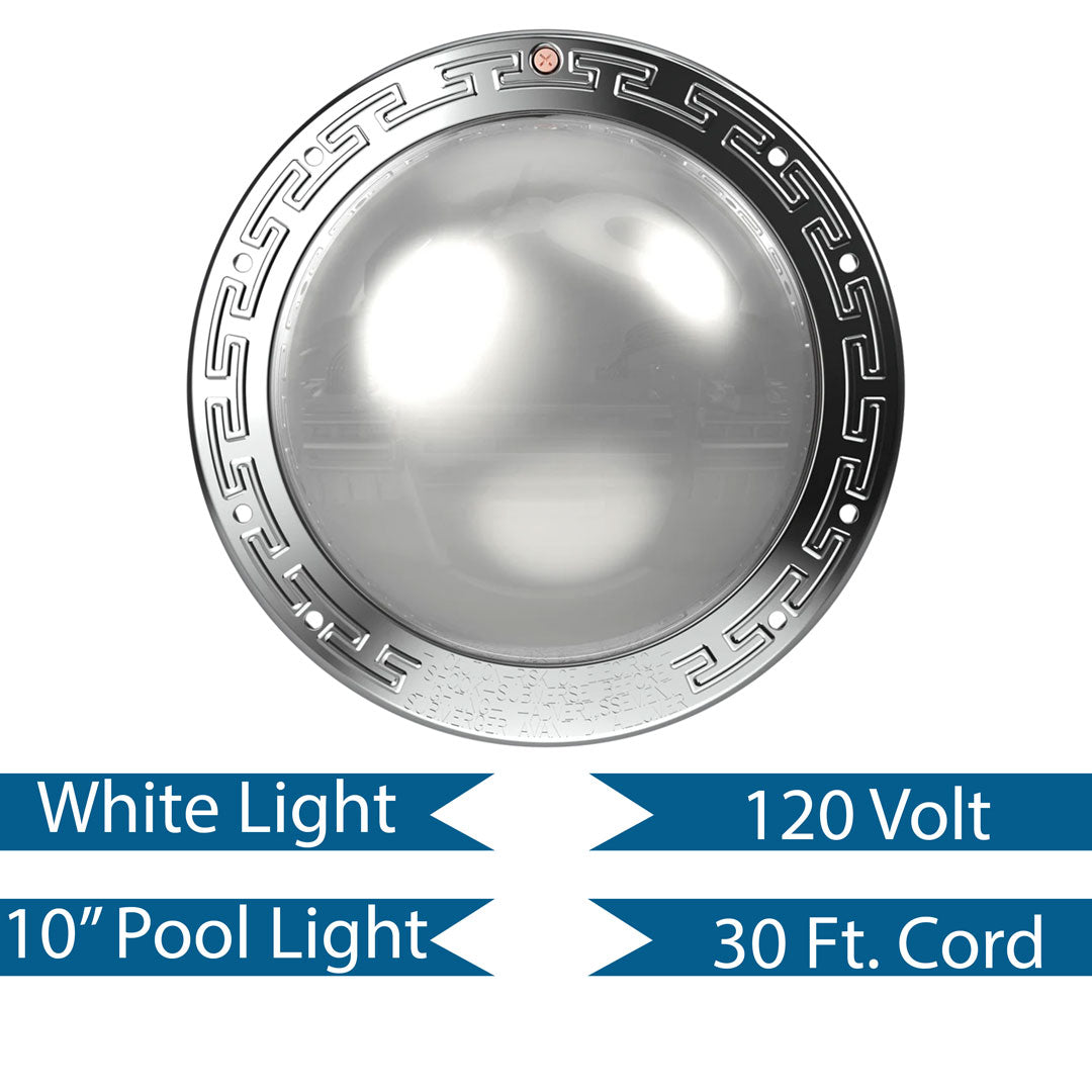 Pentair 30' 120V 500W White Pool IntelliBrite Architectural Series Light | 602177