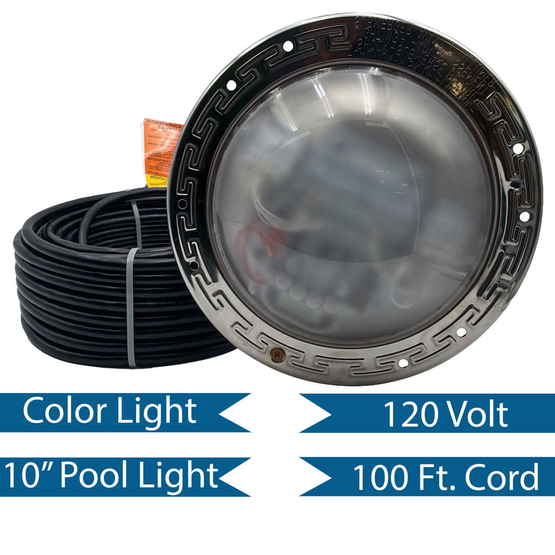 Pentair 100' 120V Color Pool IntelliBrite Architectural Series Light | 602187