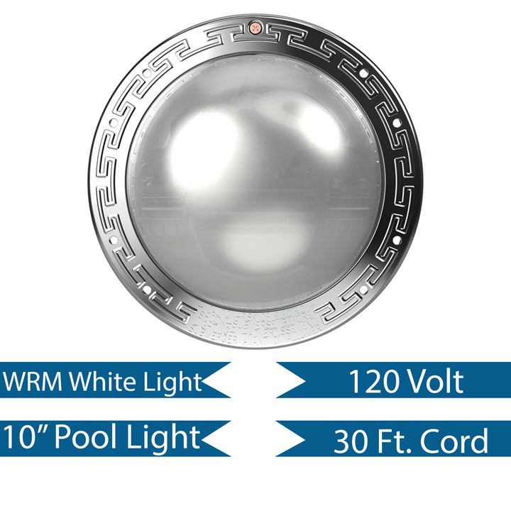 Pentair 30' 120V Warm White Pool IntelliBrite Architectural Series Light | 602189