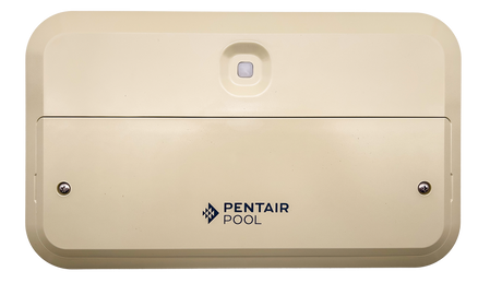 Pentair Pool IntelliVibe controller cover with beige housing and logo