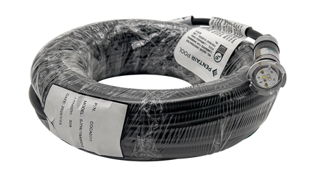 Coiled black Pentair IntelliVibe Nano Light cord with LED connector, 50-foot length, in packaging