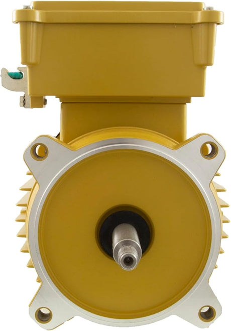 Hayward Super Pump 1.5HP motor with threaded shaft and TEFC housing, front view