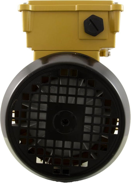 Hayward Super Pump 1.5HP motor with threaded shaft and TEFC housing, front view