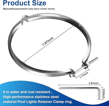 Retainer Clamp Assembly (Stainless Steel Face Ring) | SPX0580BS