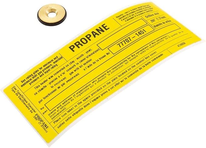 Pentair NG to Propane Conversion Kit - 333 Model || 77707-1451