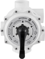 Pentair 261055 Multiport Valve for Triton And Quad D.E. Filters, 2 Inch, 7 1/2 Inch Centerline,White | 261055