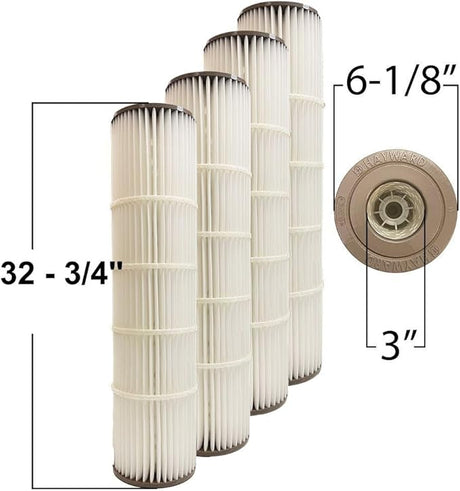 Hayward Element Pack, Pleat DE, 100 Sq Ft | DEX250EPAK4