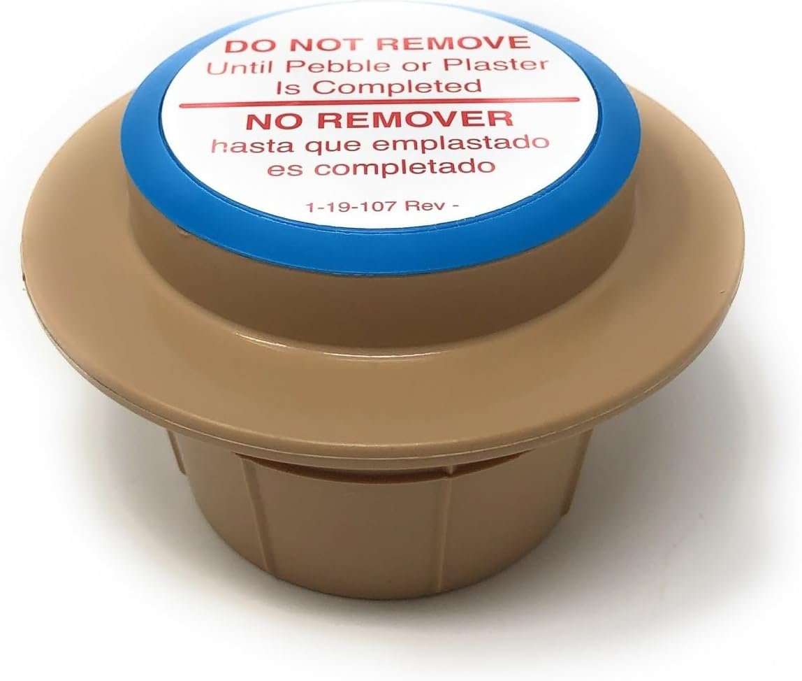 Caretaker Tan Cleaning Head with 2 1/2" Collar and Cap || 5-9-581A