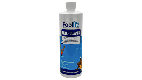 Poolife Filter Cleaner bottle for pool maintenance, 32 fl oz