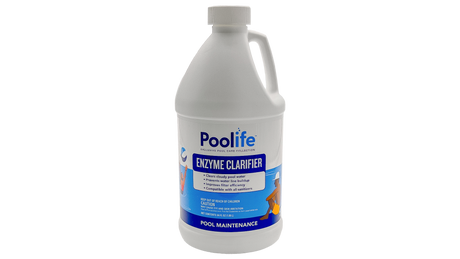 Poolife Enzyme Clarifier pool maintenance bottle, 64 fl oz