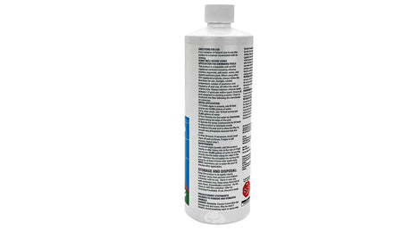 Back label of Poolife AlgaeKill Extreme 32 oz pool algaecide bottle