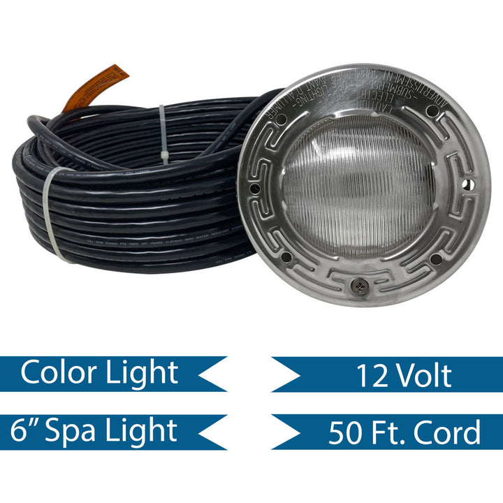 Pentair IntelliBrite 5G Color LED Spa Light 50' 12V | 640131