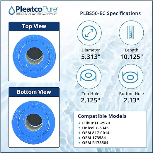Pleatco Dynasty Spas Filter Cartridge Replacement | PLBS50-EC