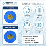Pleatco PA131-PAK4-EC Pool Filter Cartridge Replacement | PA131-PAK4-EC