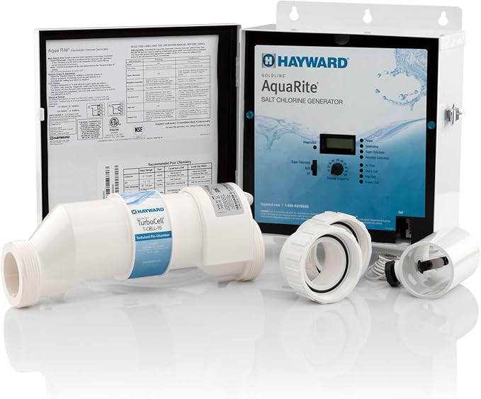 Hayward AquaRite Salt Chlorine Generator with TurboCell 40K Gallon | W3AQR15