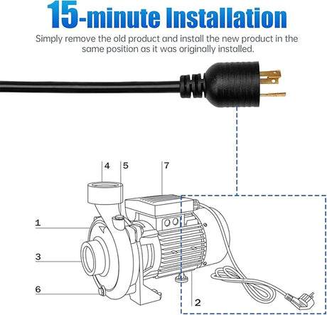 Cord Set 12/3 - 3 Ft Twist Lok | SPX1550WA1